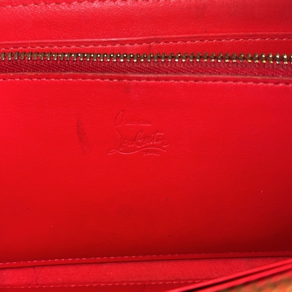 Christian Louboutin Panettone Wallet Calf P/spikes - Picture 9 of 15